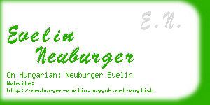 evelin neuburger business card